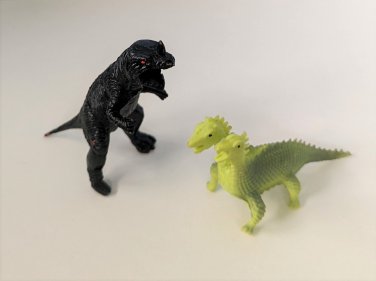 Two Headed Dragon Plastic Figures Creatures