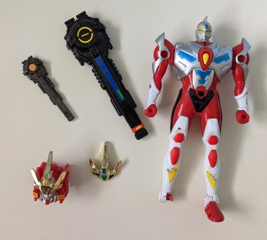 Superhuman Samurai Syber Squad Figure Parts Lot Playmates