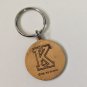 Vintage Keroppi Frog Bronze Copper Keychain Sanrio 1993