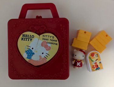 Vintage Hello Kitty Purse Playset Kitty's Best Home Cooking Toho