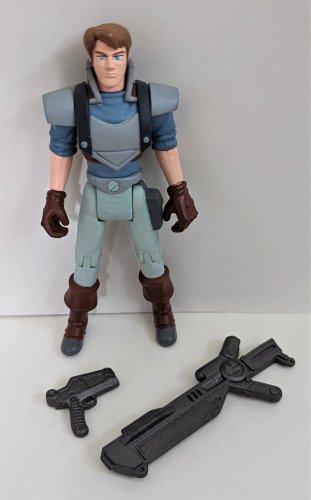Xyber 9 Mick Action Figure Complete Weapons