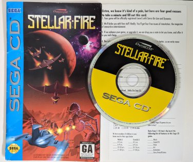 Stellar-Fire Sega CD Video Games