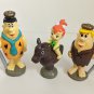 Rare FLINTSTONES Barney Fred And Pebbles Figures 1995
