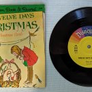 The Twelve Days of Christmas Vinyl Record 33RPM & Book Disneyland #254