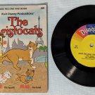 The Aristocats Walt Disney Vinyl Record & Book 33RPM #349