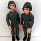 Fisher Price Construx Army Men 3” Action Figures 1985
