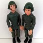 Fisher Price Construx Army Men 3” Action Figures 1985