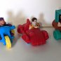 Flintstones Bedrock City Cars Toys Lot Happy Meal Toys