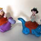 Flintstones Dino Racers Pull Back Cars Toys Dennys 1991