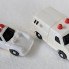 Bootleg Ambulance Robo Rest-Q Van and Police Robo Car Transformers