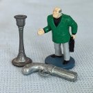 CLUE Candlestick Revolver Gun and Mr Green Classic Detective Game Tokens