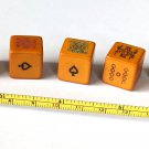 Bakelite Poker Dice Set Game Parts Bakelite Poker Dice Set Game Parts