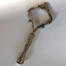 Silver Plate Scalloped Serving Tray Handle