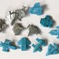 1 Dozen Mini Rubber Spaceships Airplanes Toys
