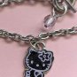Hello Kitty Silver Tone Charm Bracelet