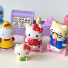 Hello Kitty Silver Playset Miniature Furniture Figures