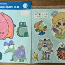 Whimsical Creatures Frogs Ladybug Vintage PentaCon Sticker Sheets