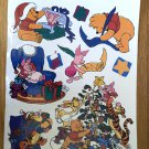 Winnie The Pooh Window Static Cling Decorations Piglet Eeyore Christmas