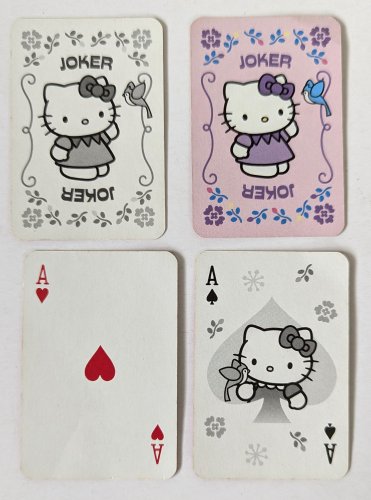 Hello Kitty Jokers & Aces Mini Playing Cards Sanrio