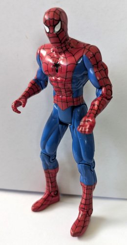 Marvel Spider-Man Techno-Wars, Anti-Symbiote Spidey Action Figure 1996