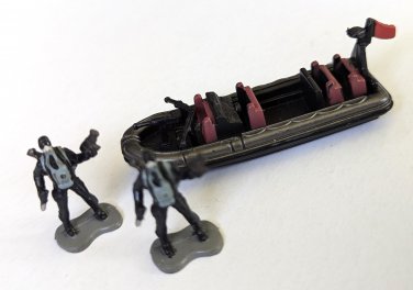 Micro Machines Rigid Inflatable Boat RIB LGT Galoob