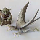 Star Wars Flying Creature and Yoda Complete Galaxy Dagobah Planet Replacement Parts Kenner