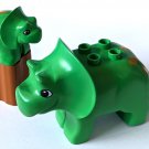 Duplo Green Triceratops Replacement Parts 2605 Lego 1997
