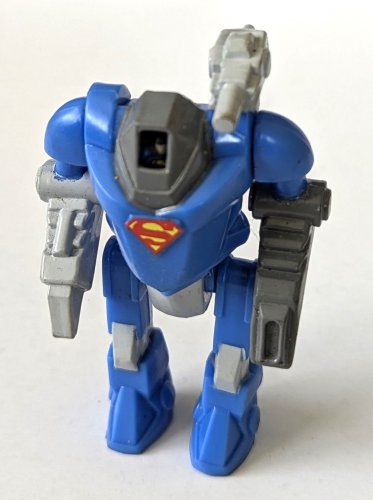 Superman in Kryptonian Battle Suit Micro Playset and Mini Figure 1996