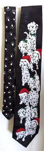 101 Dalmations Christmas Neck Tie by Andaloro