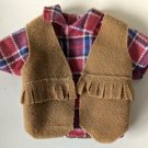 Ken Plaid Flannel Shirt Vest Only Go In Style Barbie Doll Fashions Mattel 1997