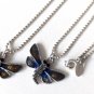 Dragonfly Silver Tone Enamel Best Buds Necklaces Pair Jewelry Claire’s Vintage