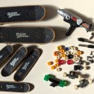 Tech Deck Finger Boards Skateboards Parts Lot Wheels Tools