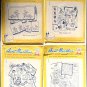 Vintage Aunt Martha's Iron-On Hot Iron Transfers T Shirts Baby Oriental Art