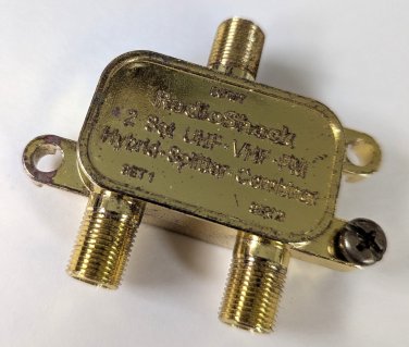 RadioShack Gold 2 Set UHF - VHF FM Hybrid Splitter Combiner