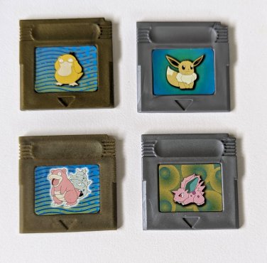 Burger King Pok&Atilde;&copy;mon Mini Cartridges Game Boy Nintendo 2000