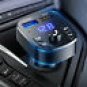 Bluetooth 5.0 Car Wireless FM Transmitter Adapter 2USB PD Charger AUX Hands-Free