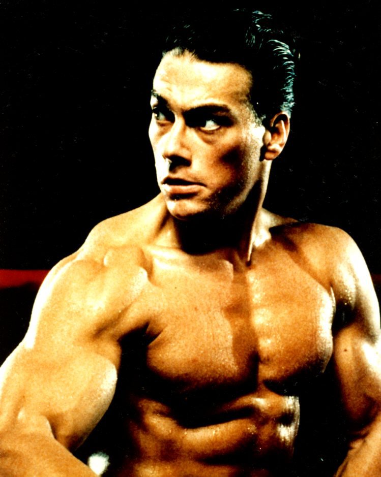 Jean Claude Van Damme Shirtless 8x10 Photo N2209 7786