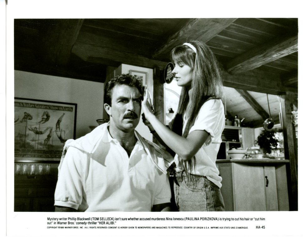 Tom Selleck Paulina Porizkova 8x10 Photo B9149