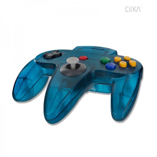 Wired Third Party Nintendo 64 N64 Controller New (Turquoise Ice Blue)