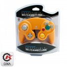 Orange Third Party Classic Gamecube Controller Gamepad for GameCube Wii