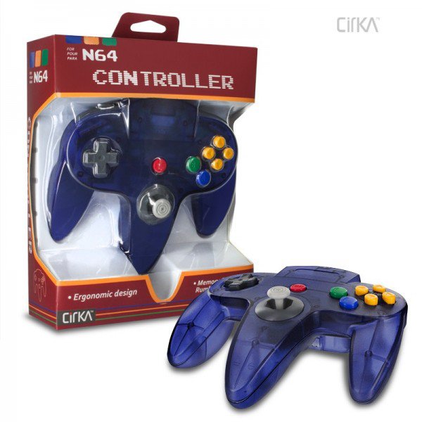 Wired Third Party Nintendo 64 N64 Controller New (Grape Purple)