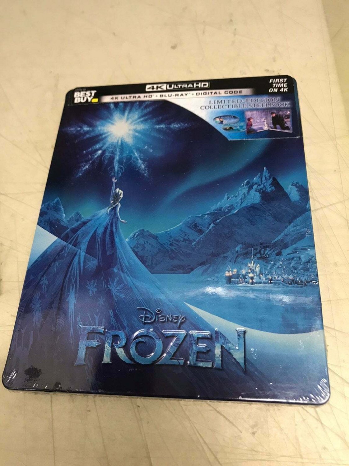 Frozen 4k Ultra HD/BluRay SteelBook Disney Movie New