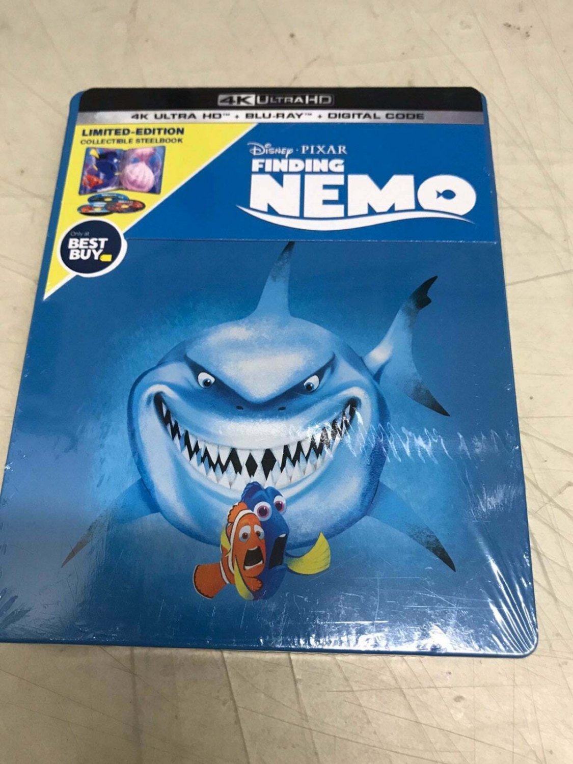 Finding Memo 4k Ultra HD/BluRay SteelBook Disney Movie New