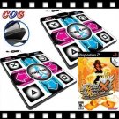 PS2 Dance Revolution DDR X  + 2 Pcs Foam Deluxe Dance Pads V4