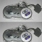 2 x FC Controllers for FC Twin NES/SNES Video Game System Black