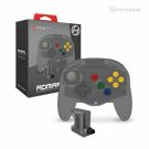 Clear Black "Admiral" Premium Controller for Nintendo N64 or PC Via Blutooth