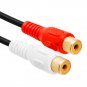 5 pcs 3.5mm Aux Male Stereo Right to 2 RCA Female Audio Adapter Y Cables