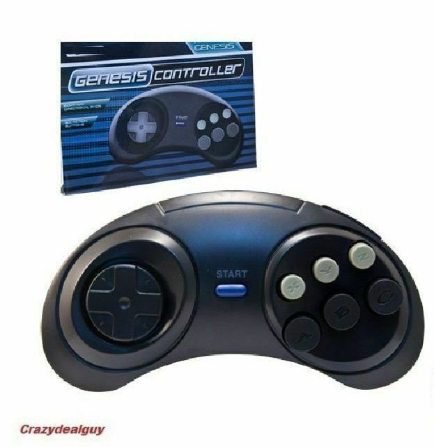 Wired Third Party Sega Genesis Controller for Sega Genesis System