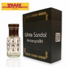 White Sandal 6ml. Oil Perfume by Ambergris Sandalwood Oud Attar DHL Express