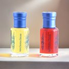 Red & White Saffron | 2X6ml. | Oil Perfume by Al Qurashi Zafran Attar ASQ | DHL